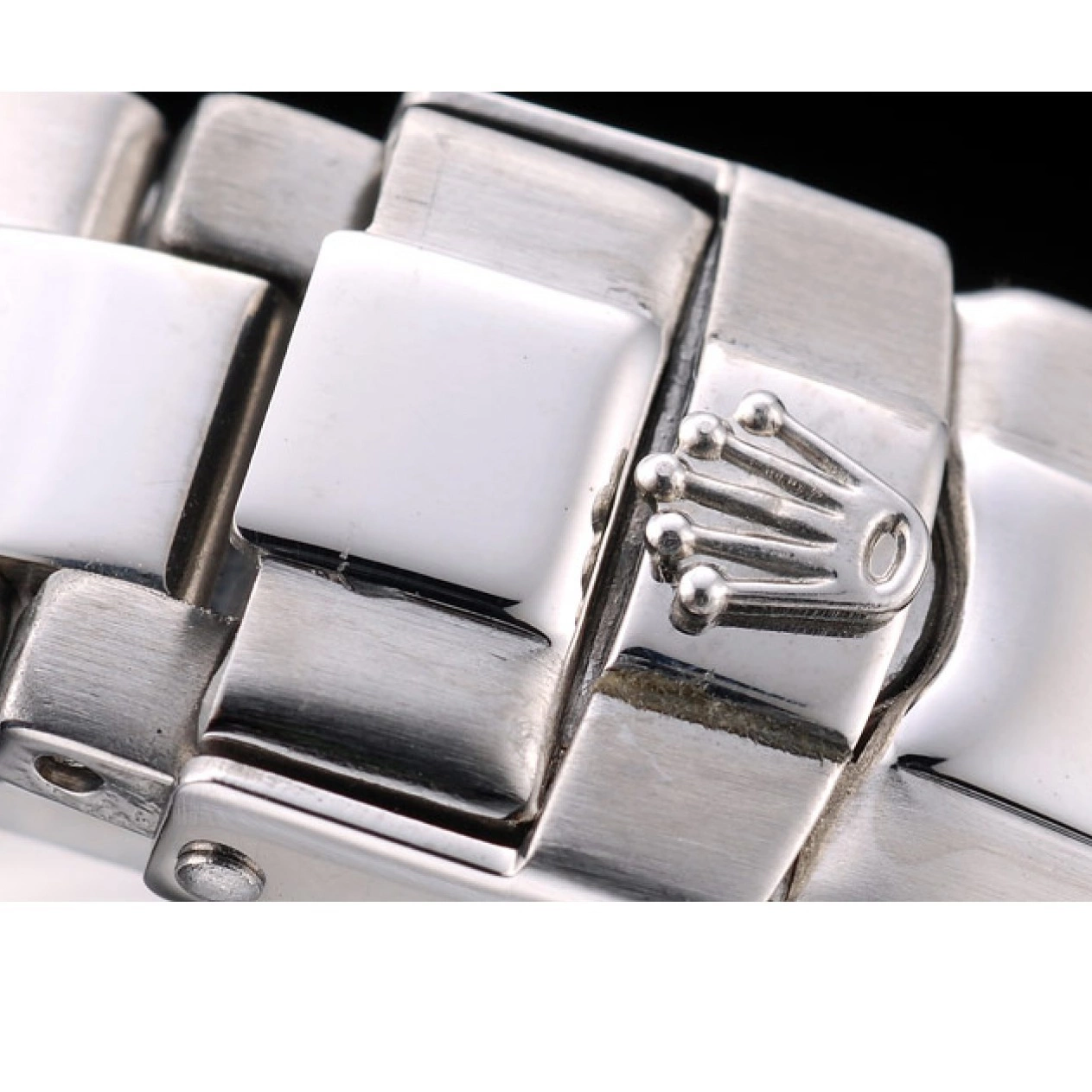 Aaa replica Daytona Dial Case Stainless Rolex Tachymeter Steel White Lady 0527